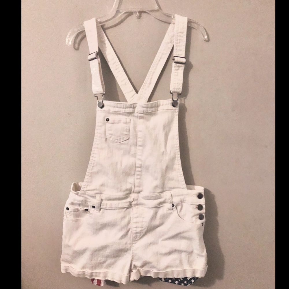 4th of July Overall Shorts